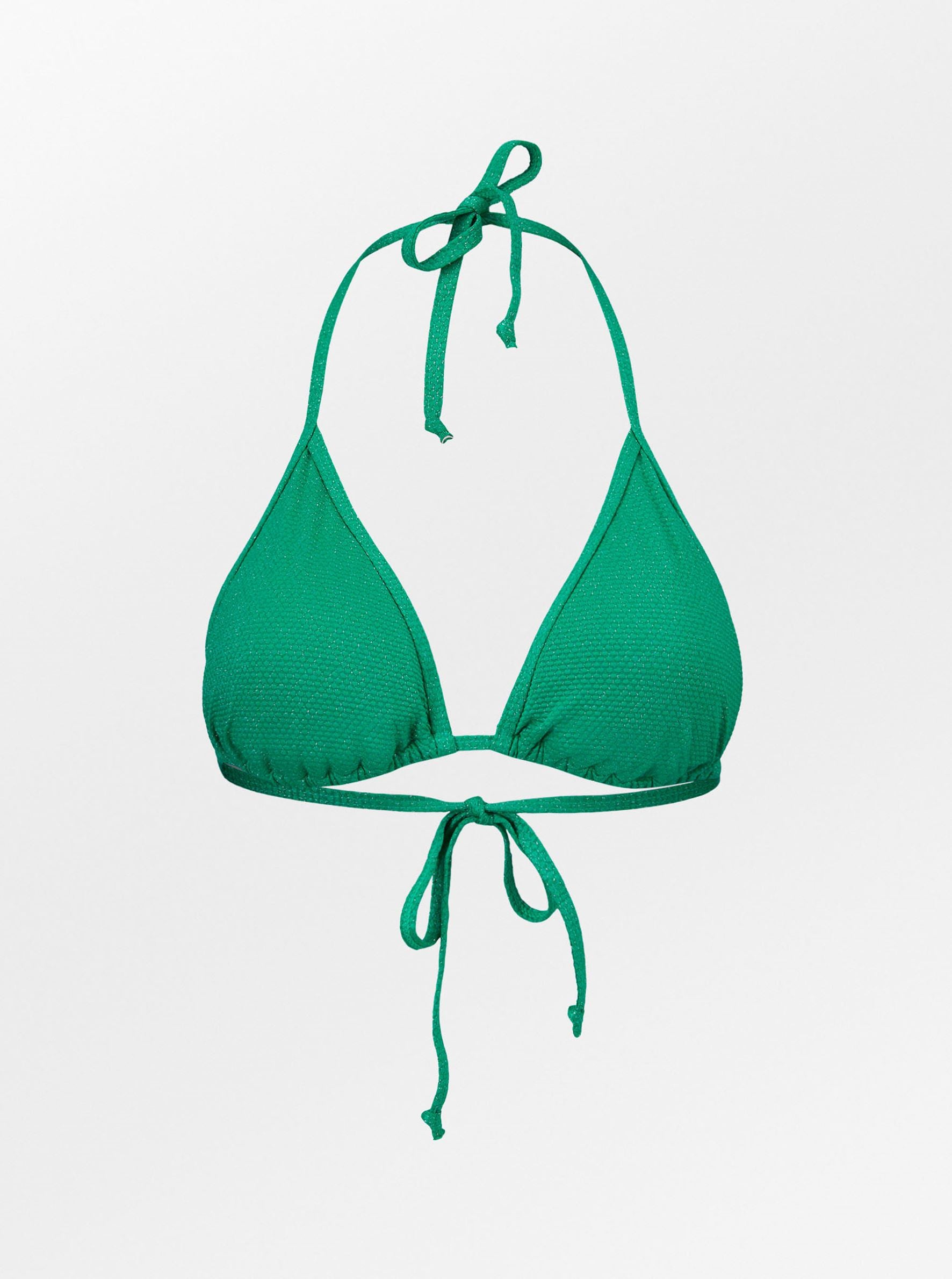 Shobi Bel Bikini Top - Green Clothing   - Becksöndergaard