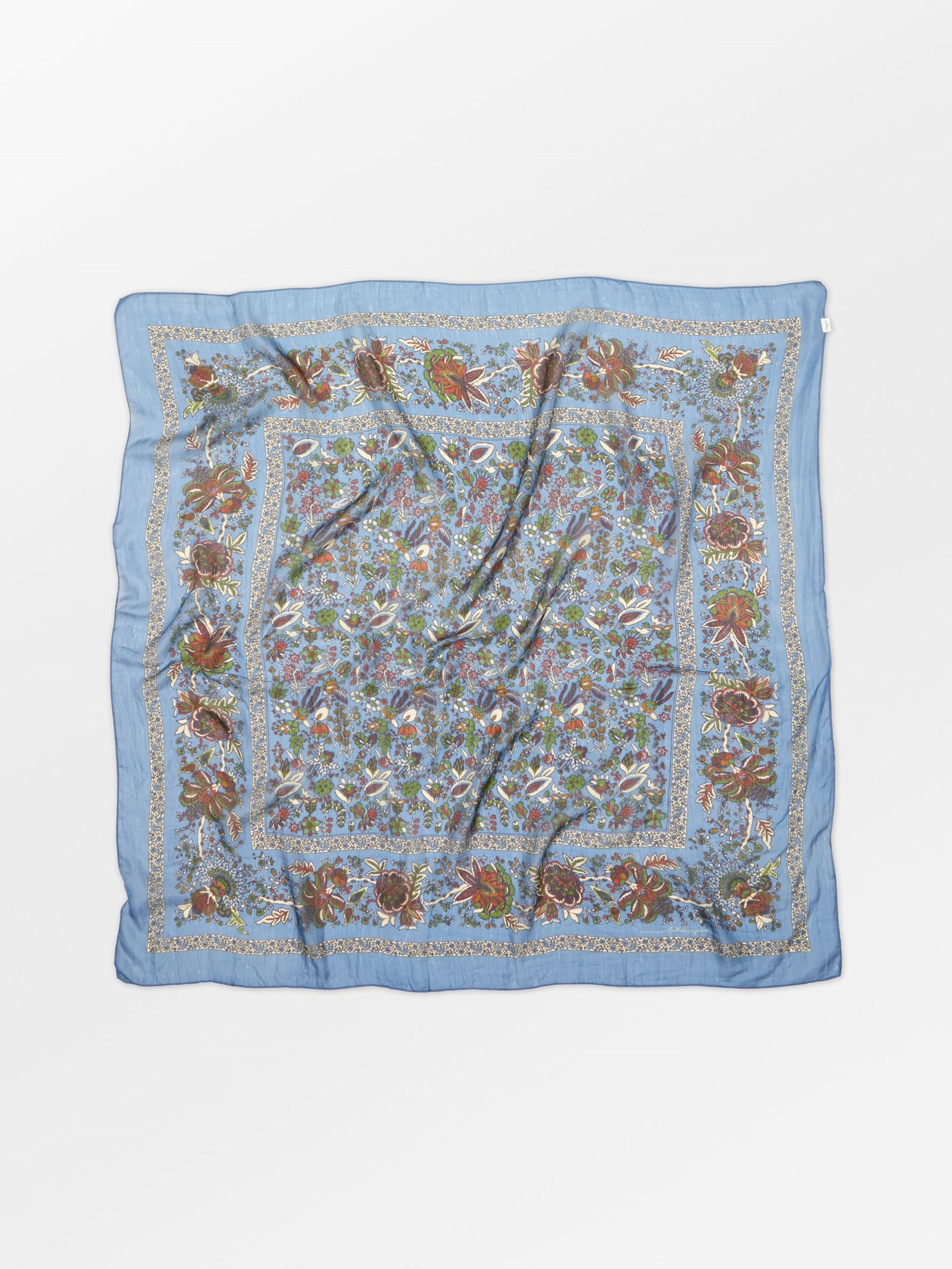 Becksöndergaard, Tapisflora Taby Sia scarf - Windward Blue, scarves, scarves