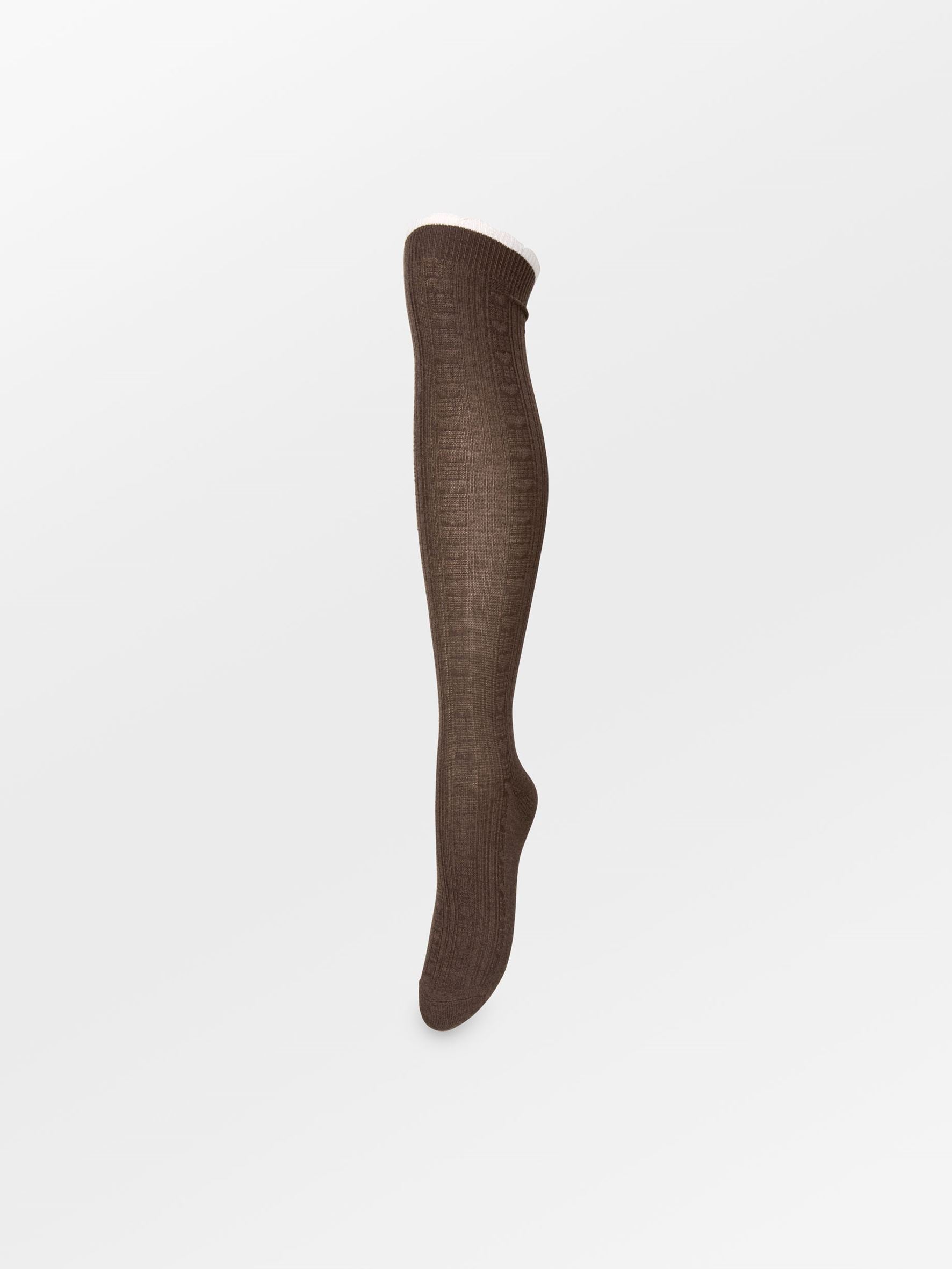 Scallop Knee Sock Socks - Becksöndergaard