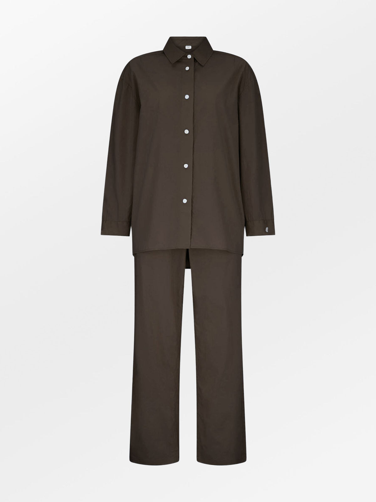 Becksöndergaard, Essential Pyjamas Set - Hot Fudge Brown, clothing