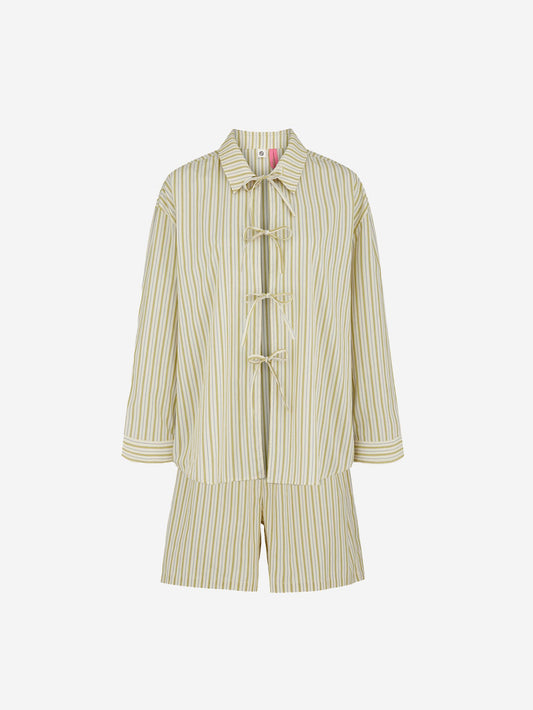 Stripel Set Shirt+Shorts Clothing   - Becksöndergaard