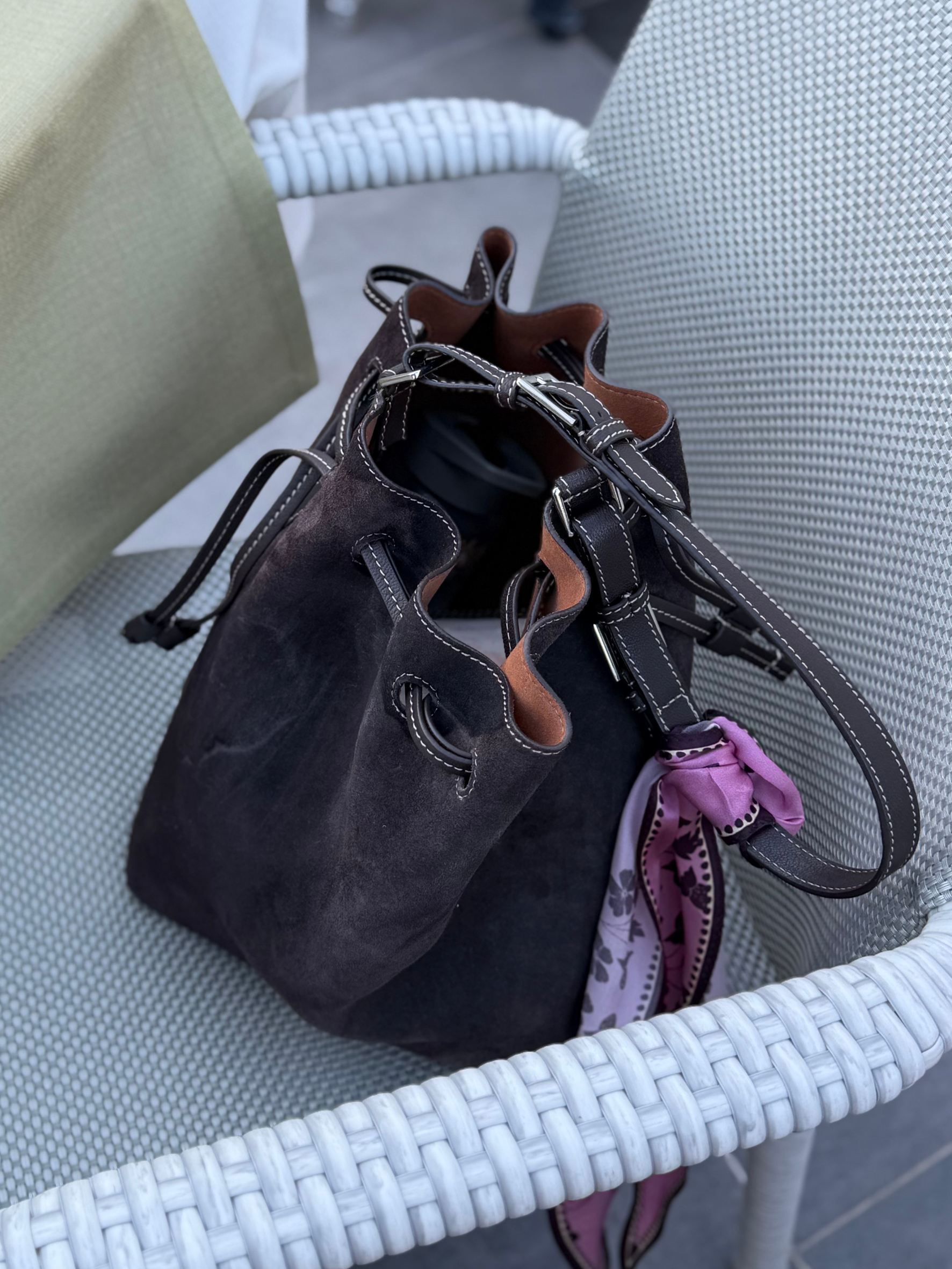 Suede Bucket Bag OneSize - Becksöndergaard
