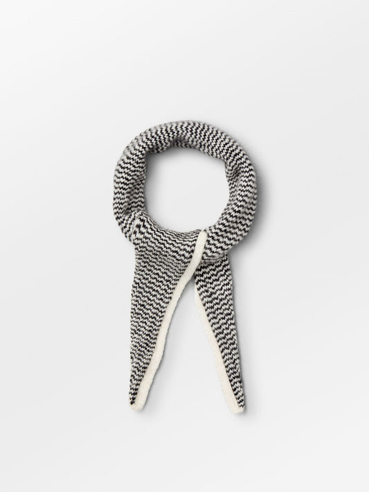 Becksöndergaard, Grafine Tria Scarf  - White, scarves, scarves, sale, sale, sale, sale, scarves, scarves, black week, black week
