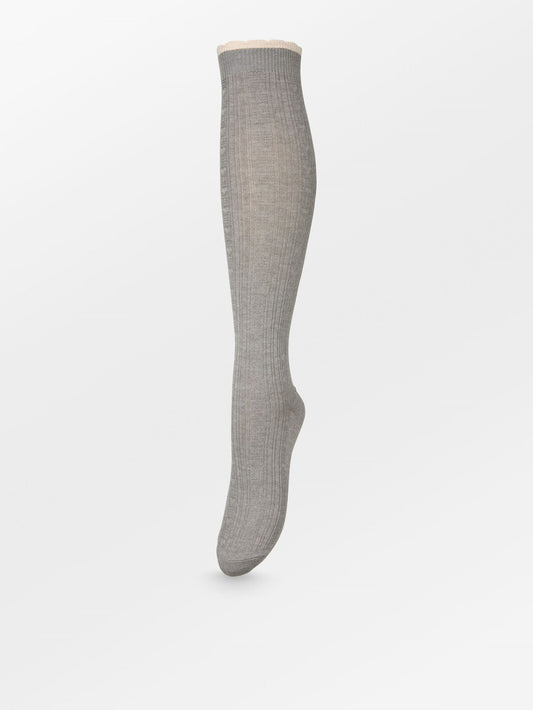 Scallop Knee Sock Socks - Becksöndergaard