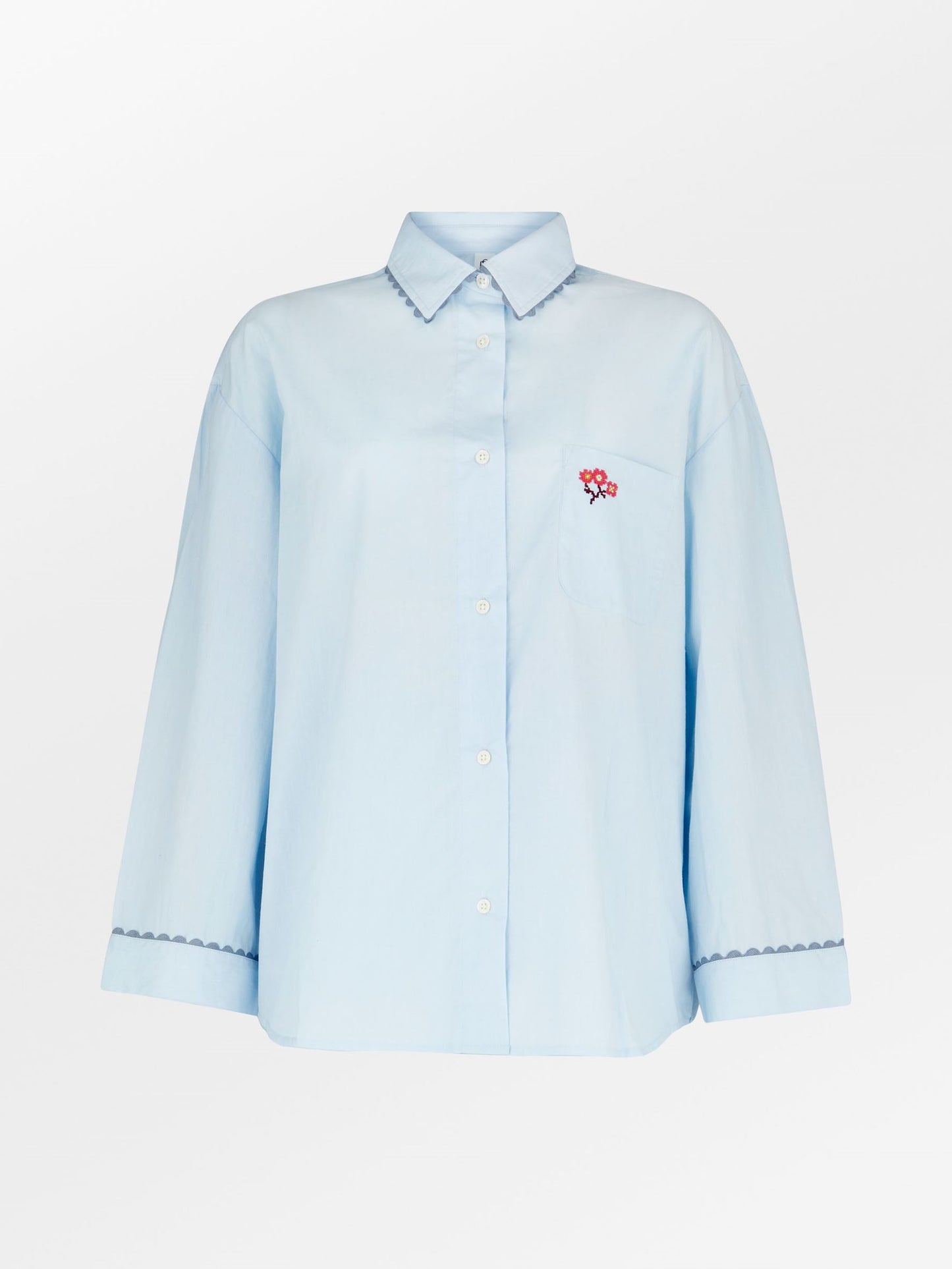 Scallop Flotile Pyjamas Shirt Clothing - Becksöndergaard