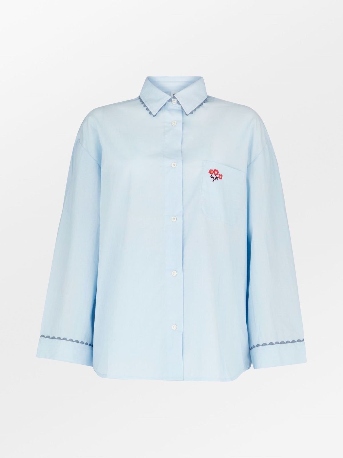 Scallop Flotile Pyjamas Shirt Clothing - Becksöndergaard