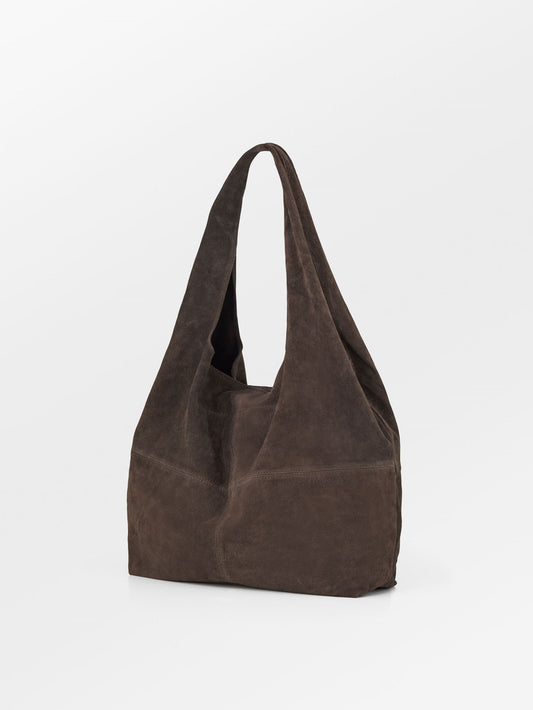 Suede Dalliea Shopper Bag - Dark Brown OneSize - Becksöndergaard