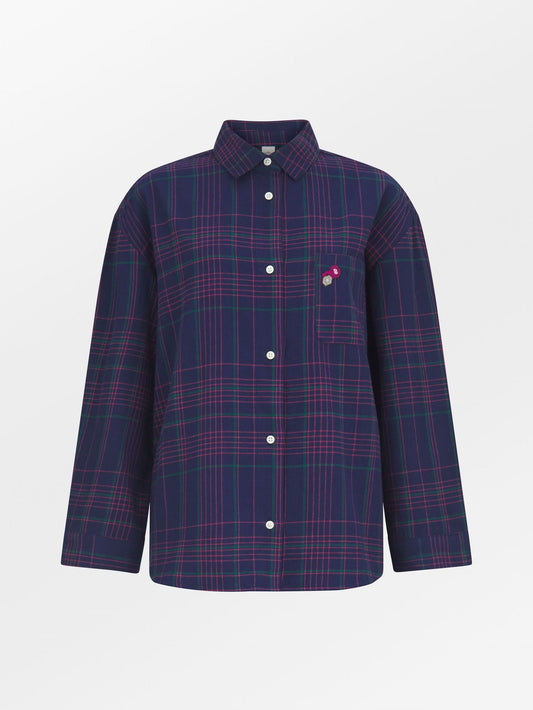 Flannel Gridy Pyjamas Shirt Clothing - Becksöndergaard