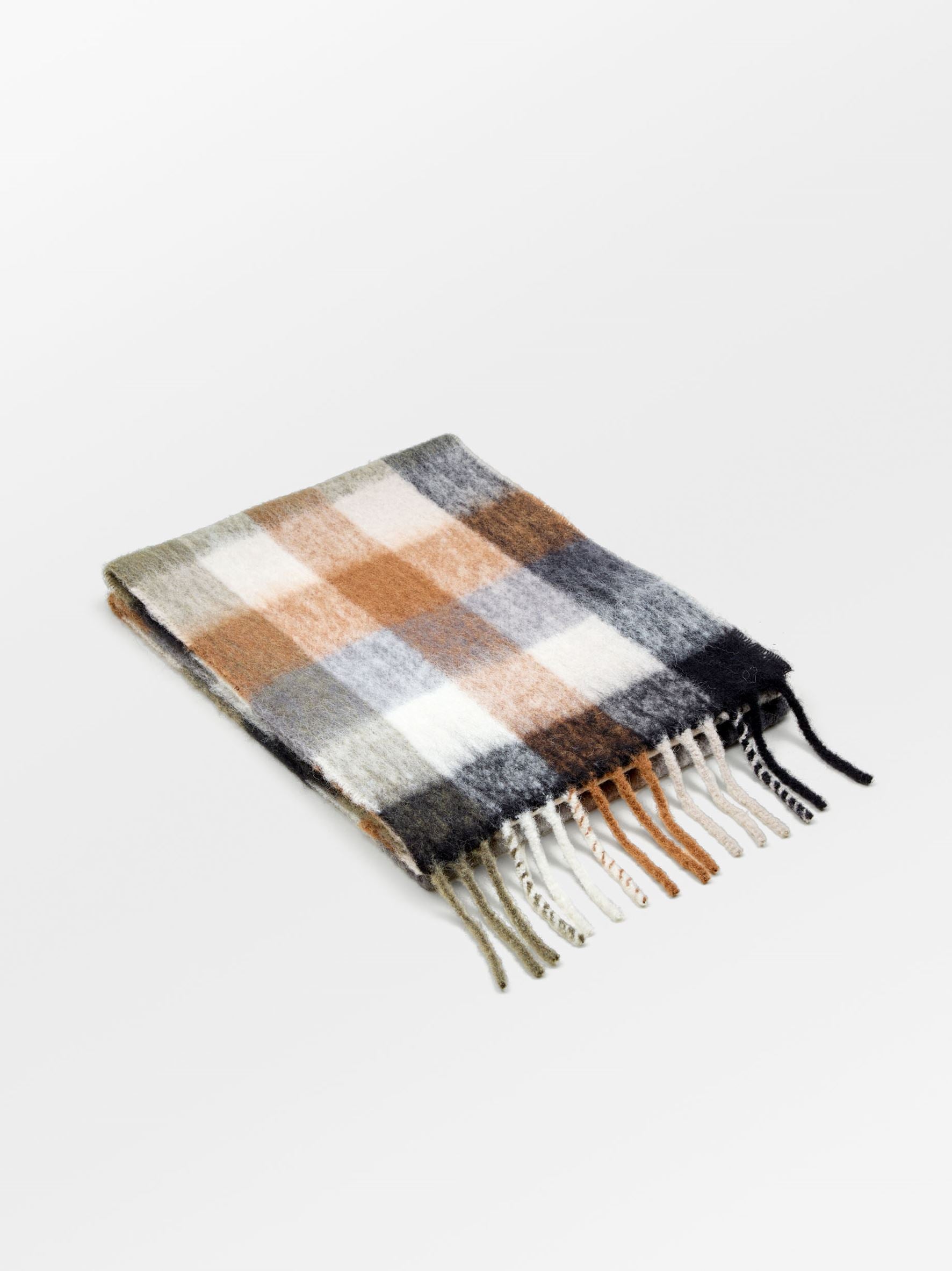 Becksöndergaard, Check Anilopa Scarf - Army, archive, archive, black week, black week