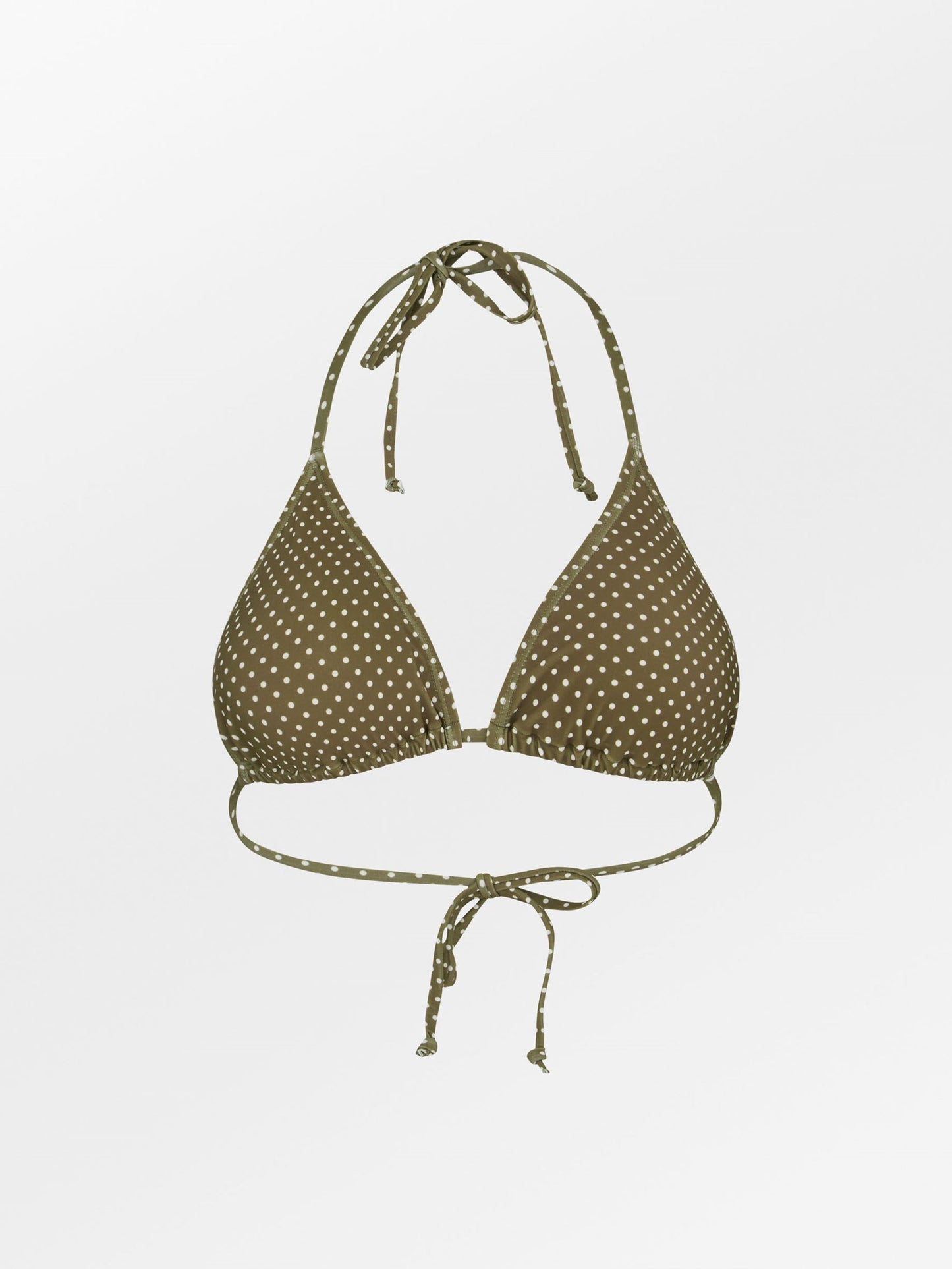 Polka Dot Bel Bikini Top Clothing - Becksöndergaard