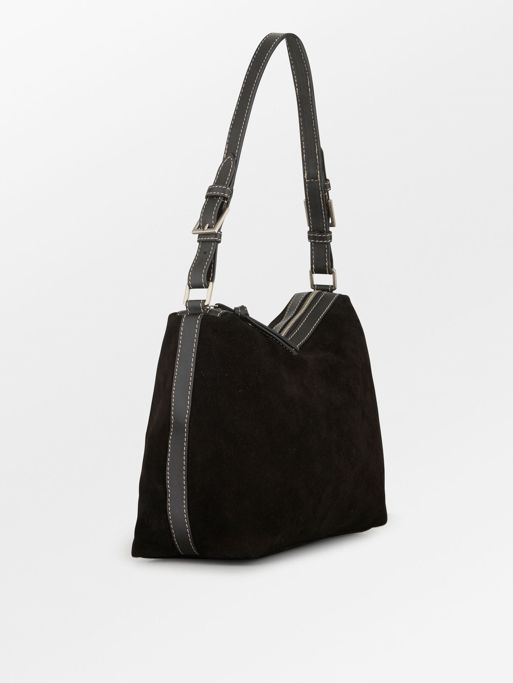 Becksöndergaard, Suede Ginni Medi Bag - Black, bags, bags, bags, bags, bags, bags, bags, bags, gifts, gifts, gifts