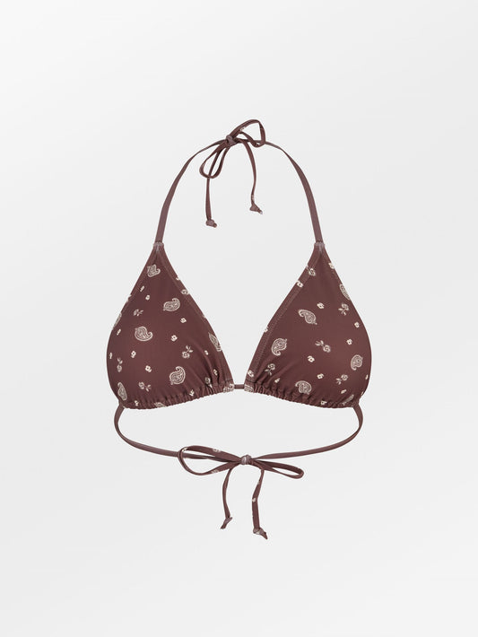Bloom Paisley Bel Bikini Top Clothing - Becksöndergaard