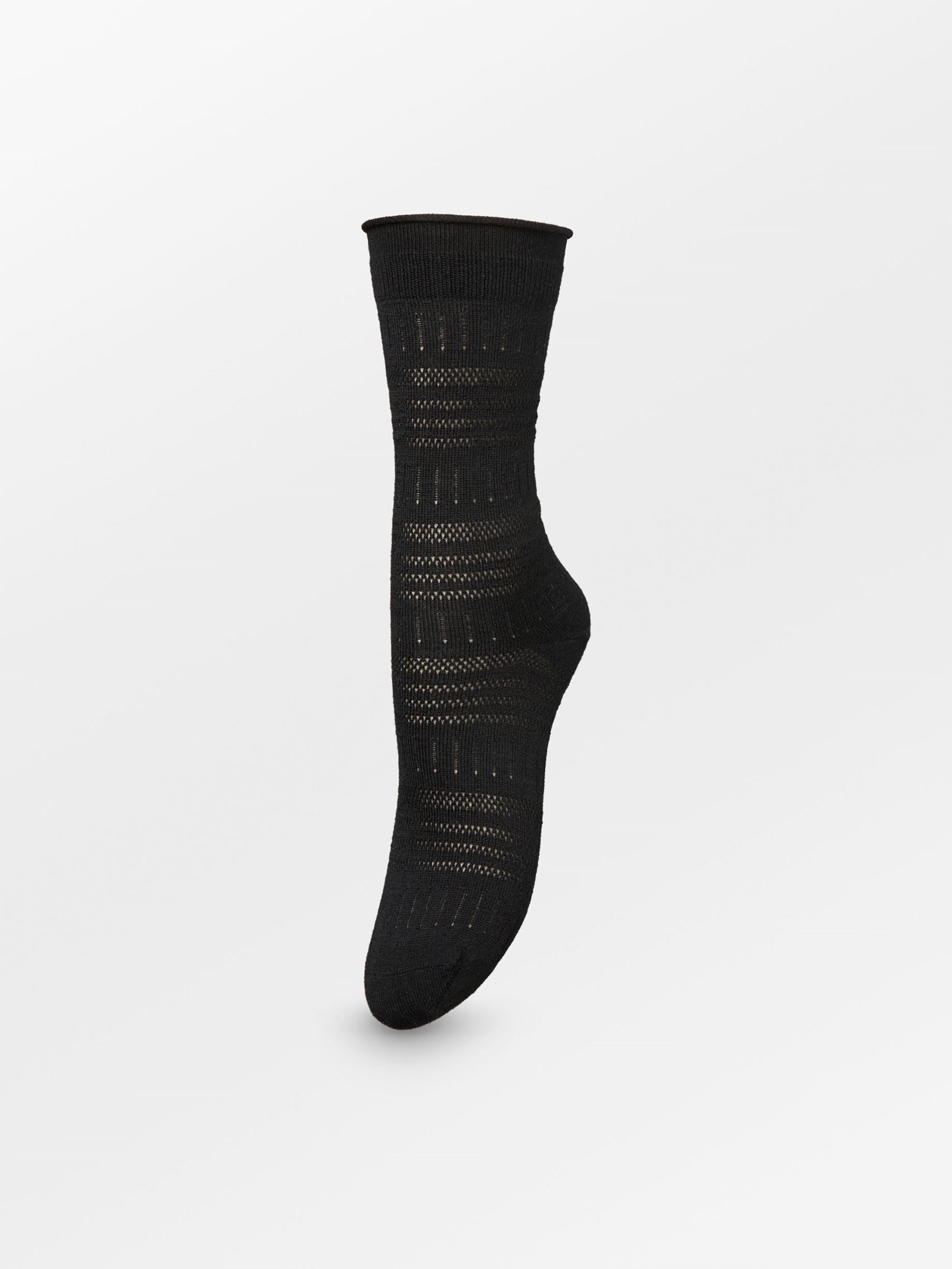 Lucretia Wola Sock - Black Socks - Becksöndergaard