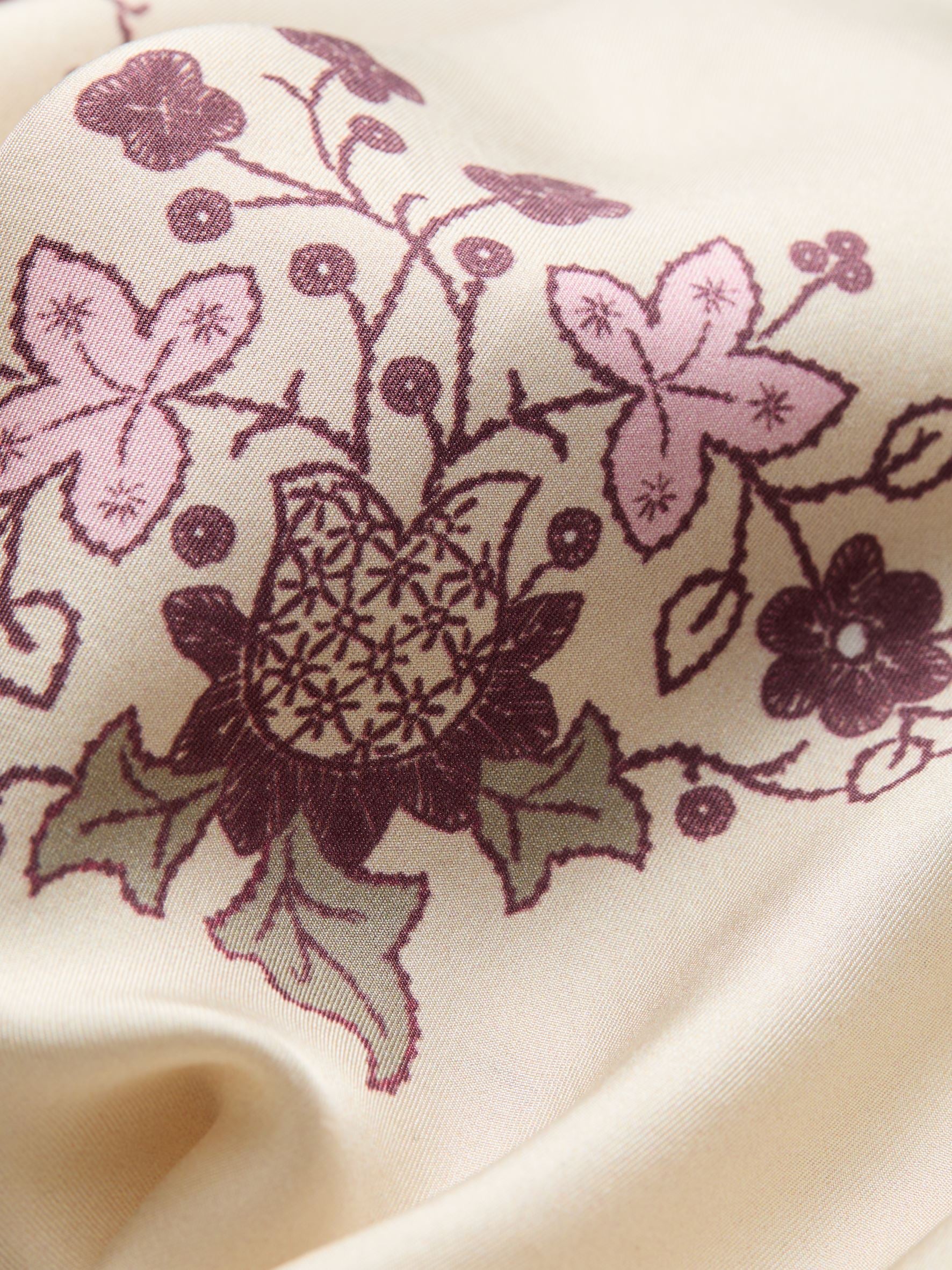 Becksöndergaard, Brodaria Sia Scarf - Birch White, scarves, scarves, scarves, scarves, gifts, black week, black week