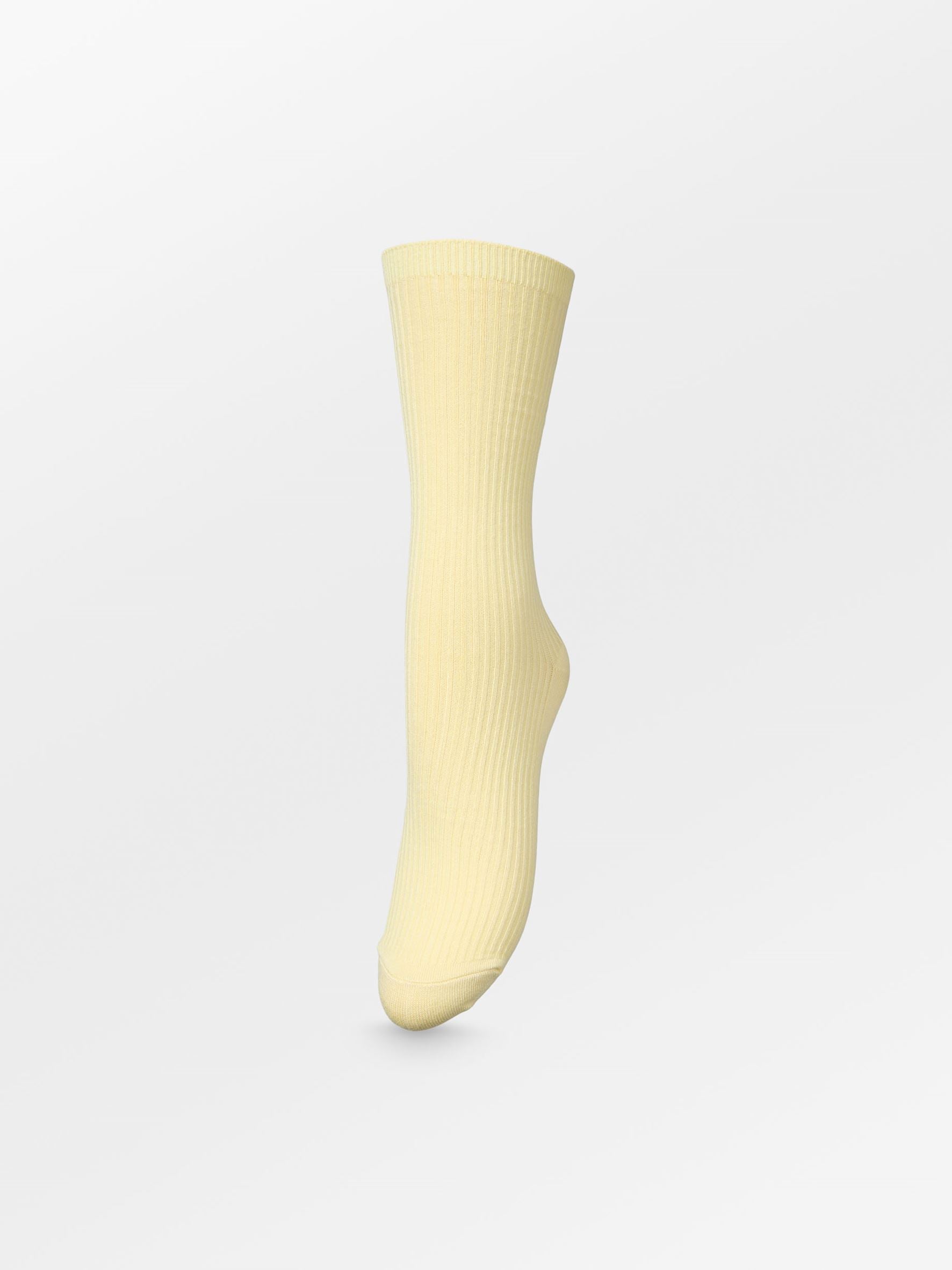 Telma Solid Sock - Yellow Socks - Becksöndergaard