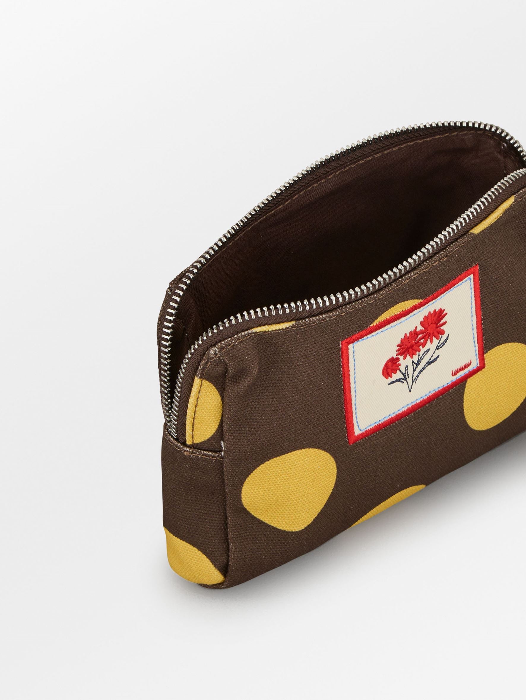 Maxi Polka Canvas Pouch Bag OneSize - Becksöndergaard