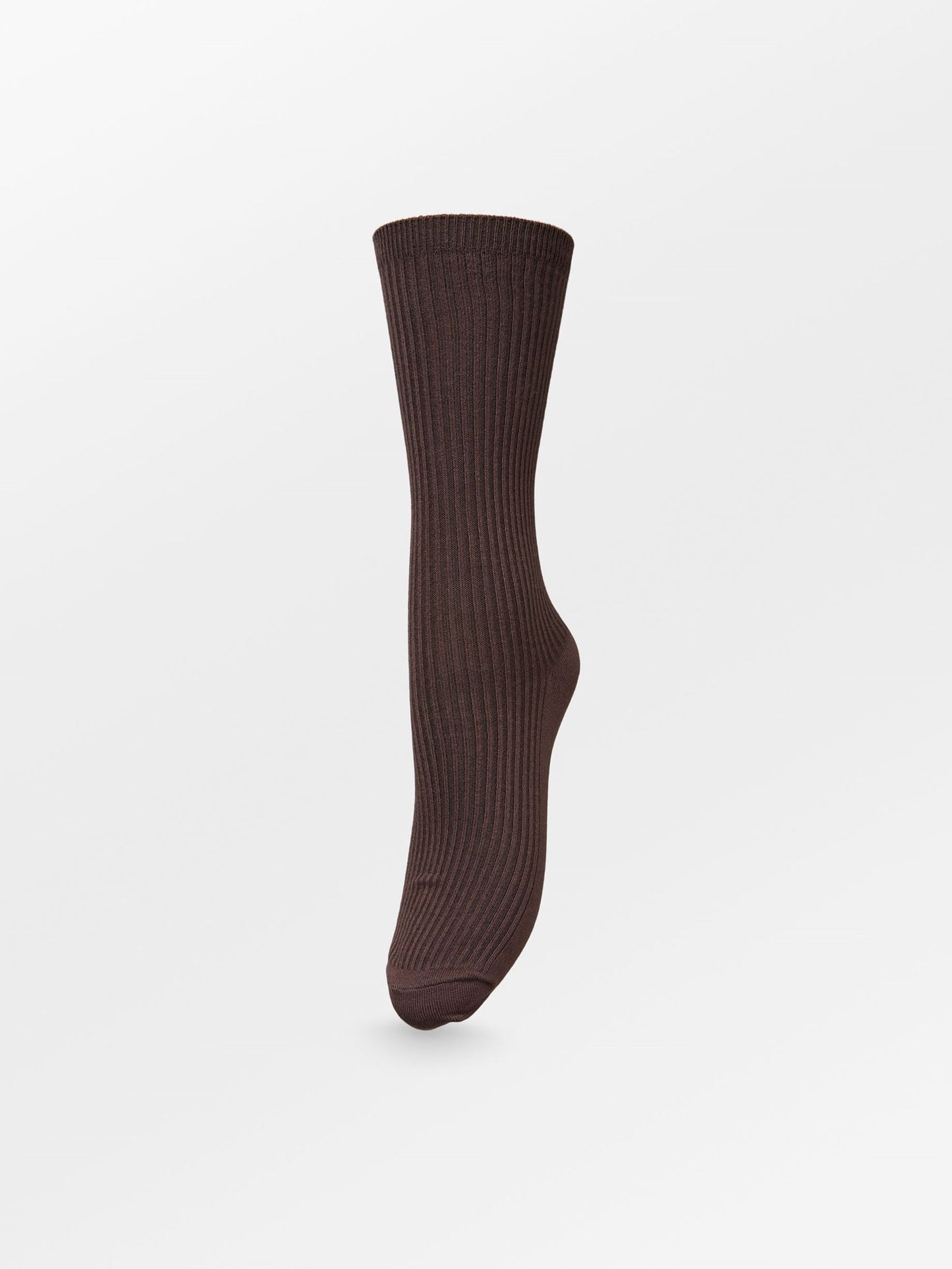 Becksöndergaard, Telma Solid Sock - Hot Fudge Brown, socks, archive, archive, socks, black week, black week