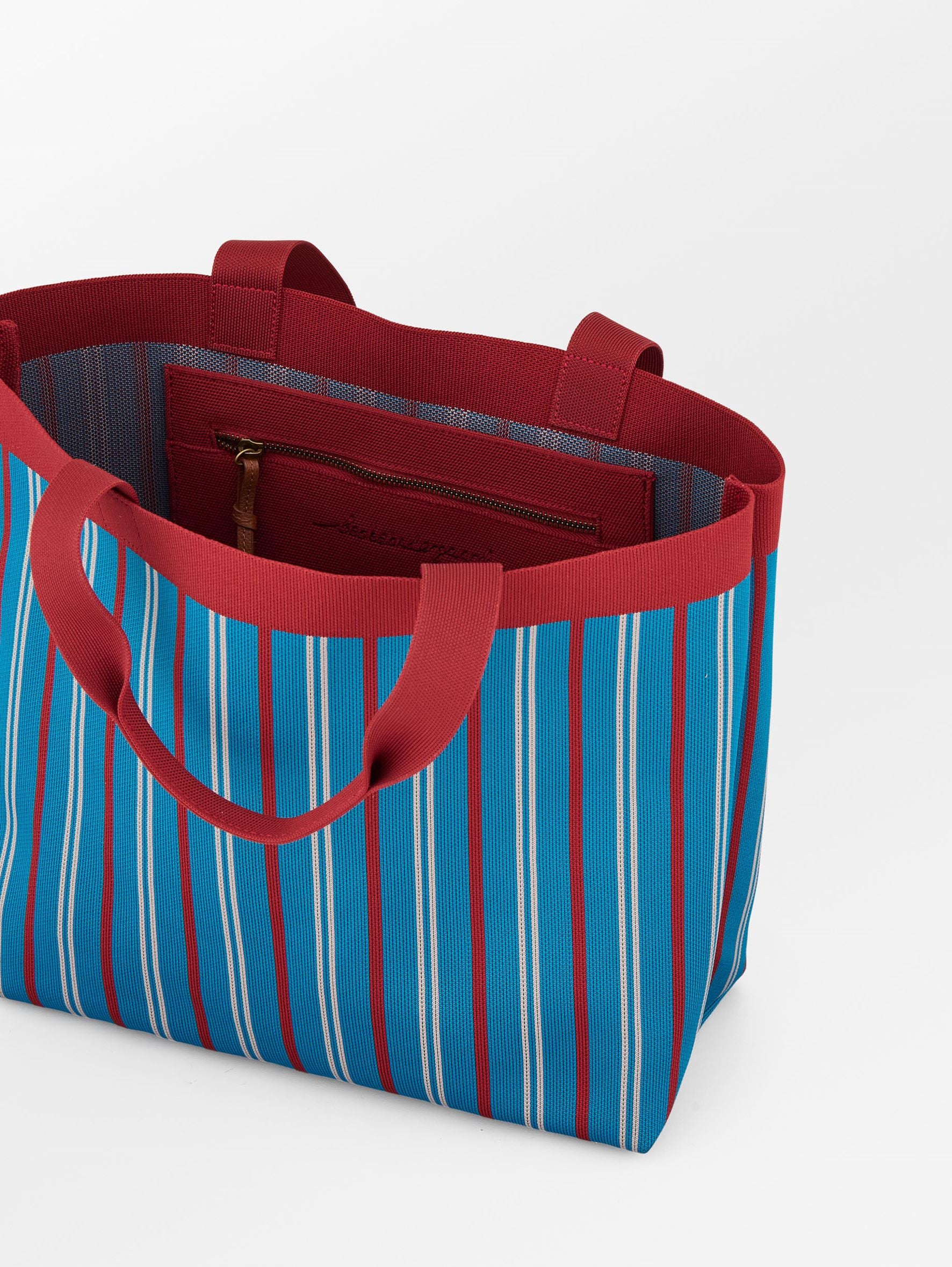 Becksöndergaard, Interlock Lillian Bag - Mosaic Blue, bags, bags, archive, archive, bags, bags, black week, black week
