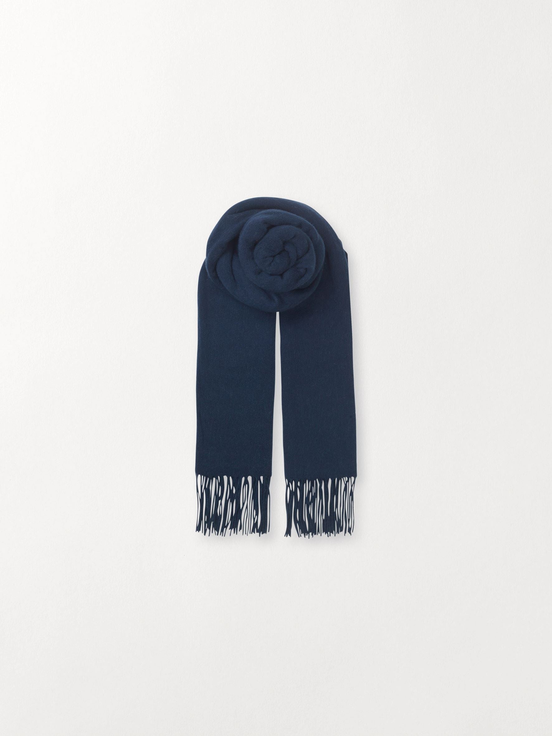 Crystal Edition Wool Scarf - Dark blue OneSize - Becksöndergaard