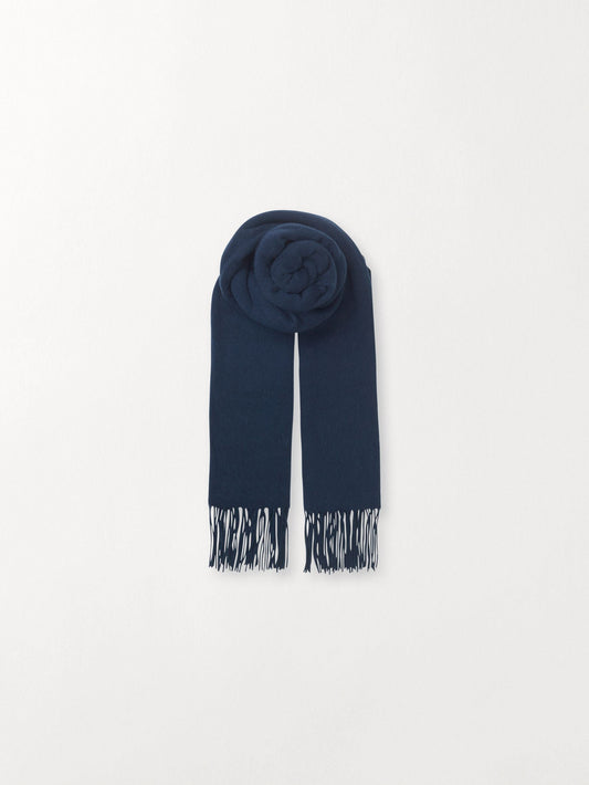 Crystal Edition Wool Scarf - Dark blue OneSize - Becksöndergaard