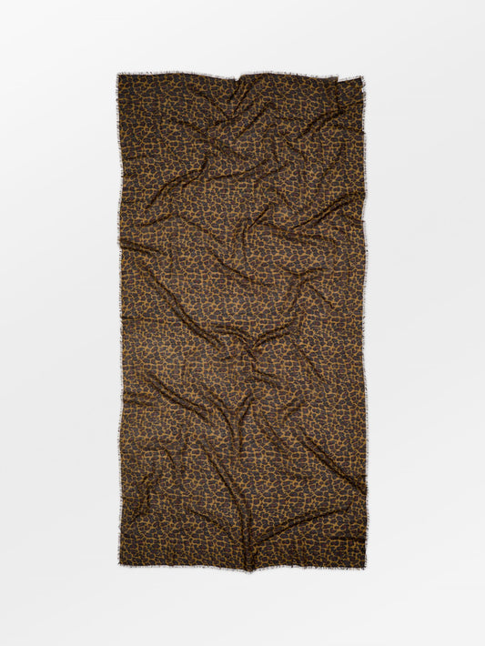 Becksöndergaard, Leopa Woo Scarf - Black, scarves, scarves, sale, sale, black week, black week
