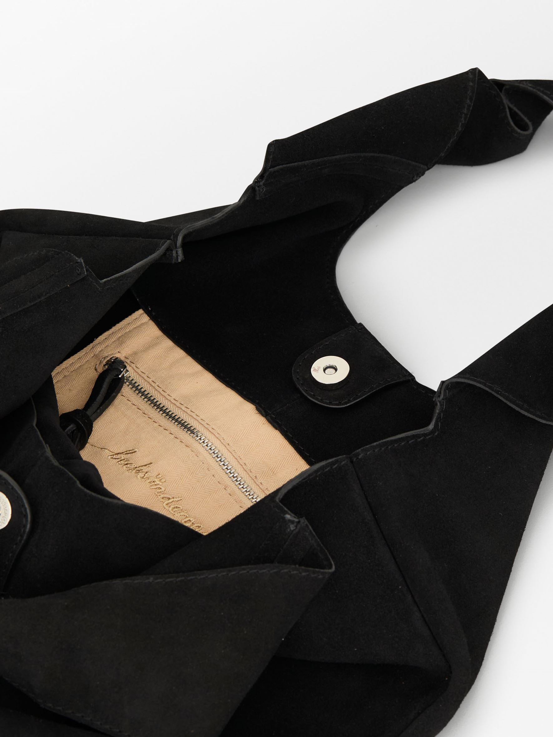 Suede Demi Bag Black OneSize - Becksöndergaard