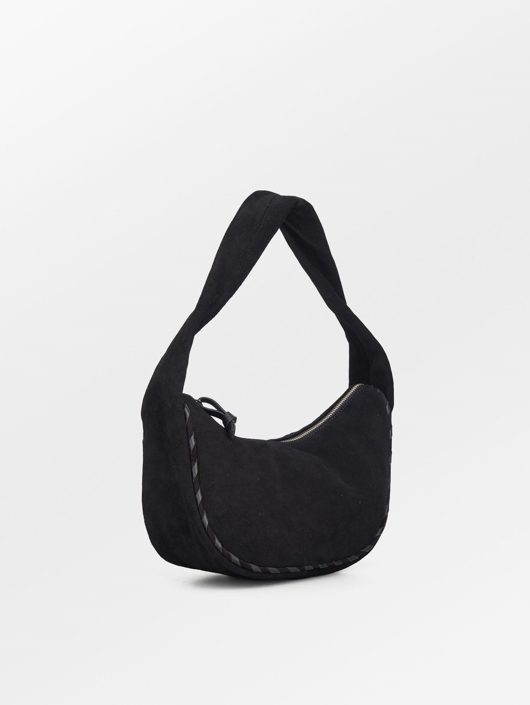 Suede Veg Talia Bag - Black OneSize - Becksöndergaard