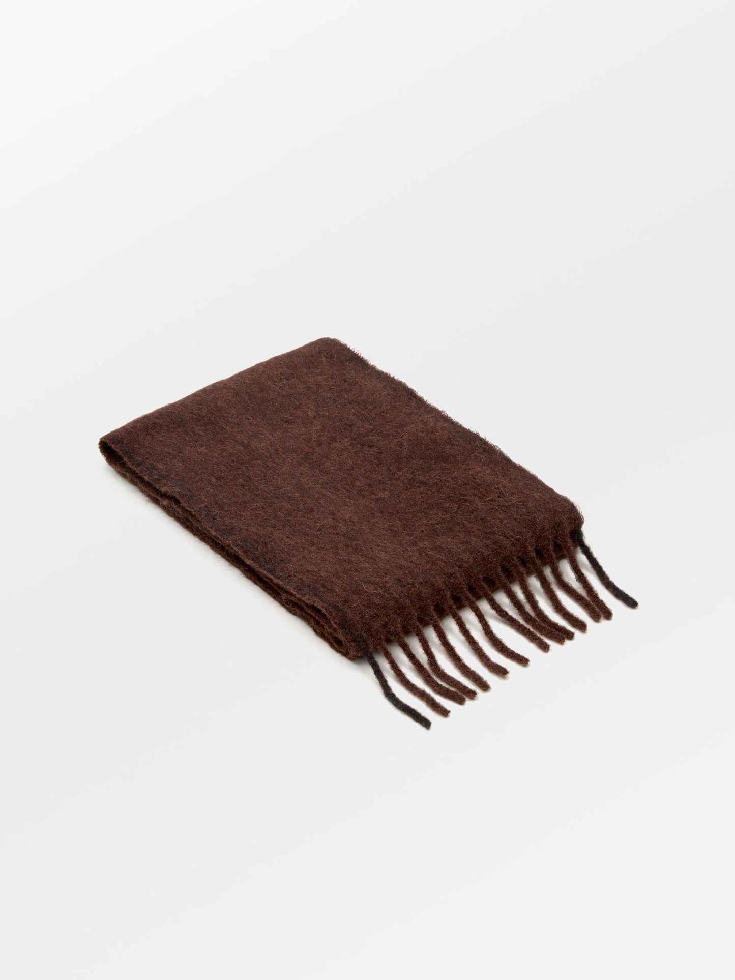 Solid Yuta Scarf - Brown OneSize - Becksöndergaard