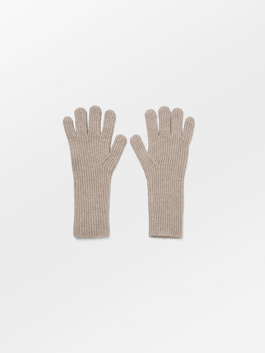 Woona Short Gloves - Beige OneSize - Becksöndergaard