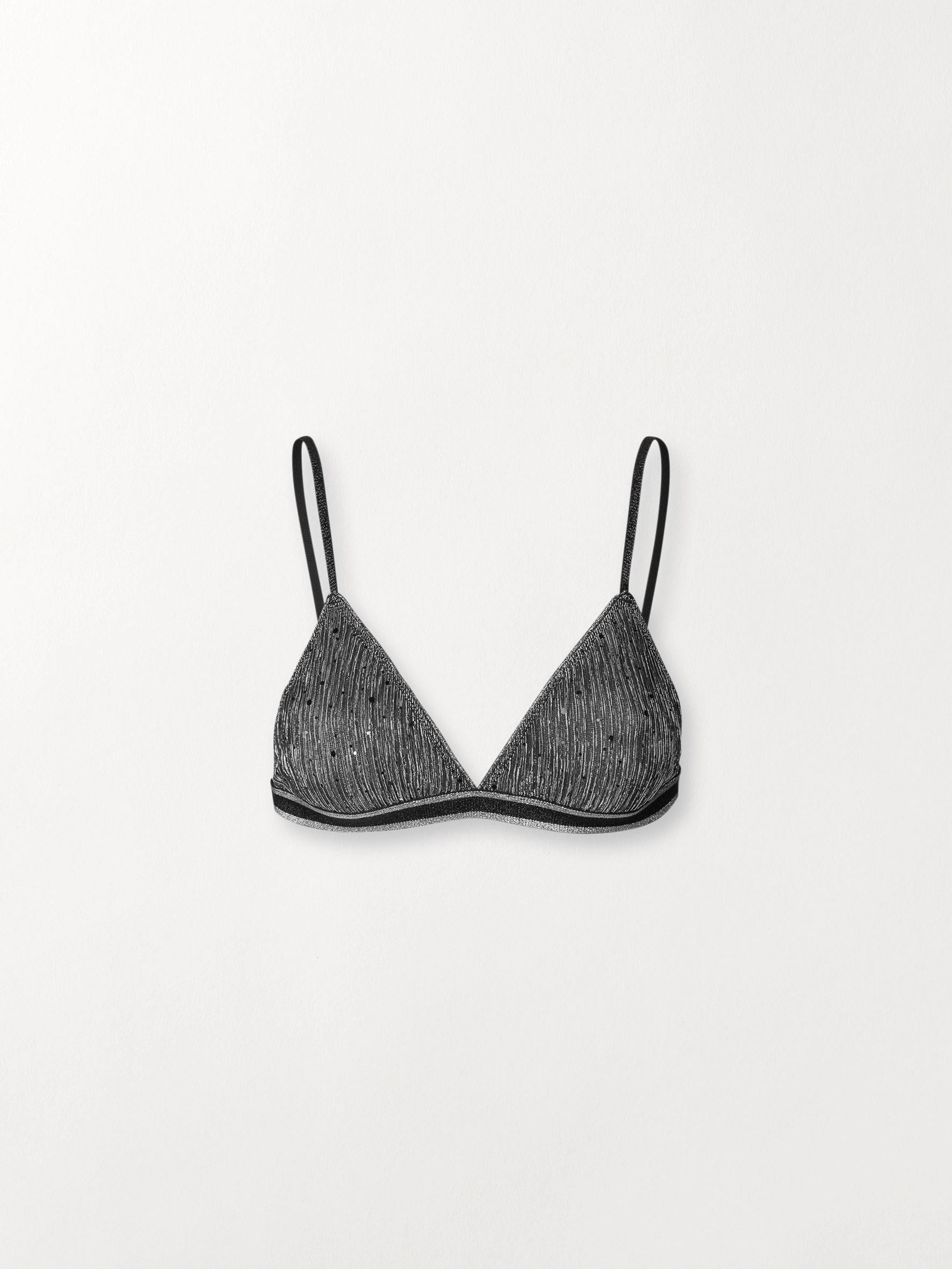 Tassie Sequins Mesh Bra Clothing   - Becksöndergaard