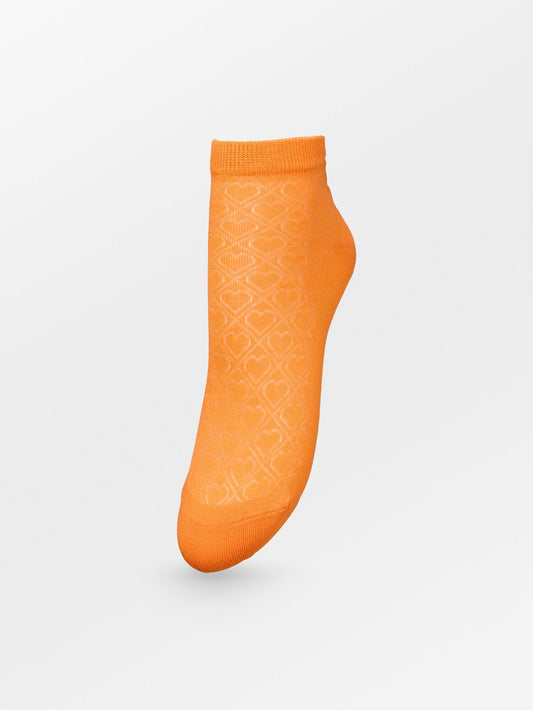 Becksöndergaard, Short Signa Cotta Sock - Persimmon Orange, archive, archive, sale, sale