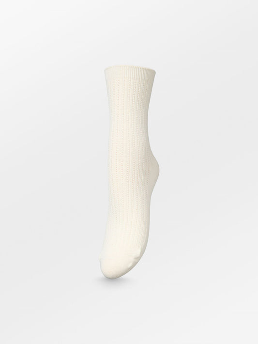 Helga Crochet Sock - White Socks - Becksöndergaard