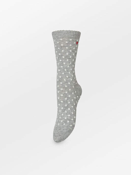 Dotted Wola Sock OneSize - Becksöndergaard