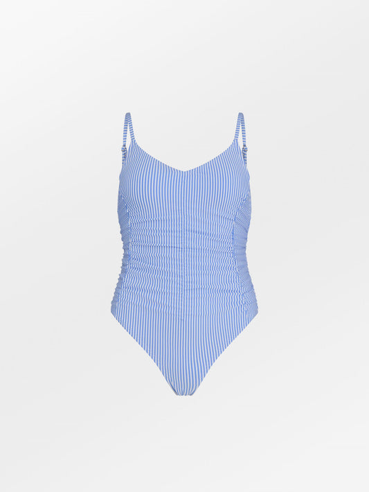 Striba Gathered Bea Swimsuit Clothing - Becksöndergaard