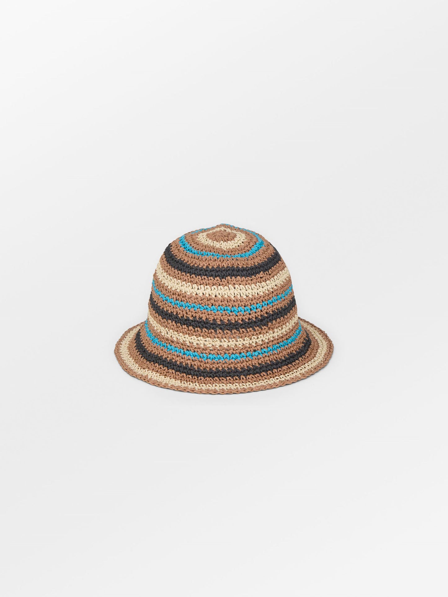 Striped Saverina Straw Hat Clothing - Becksöndergaard