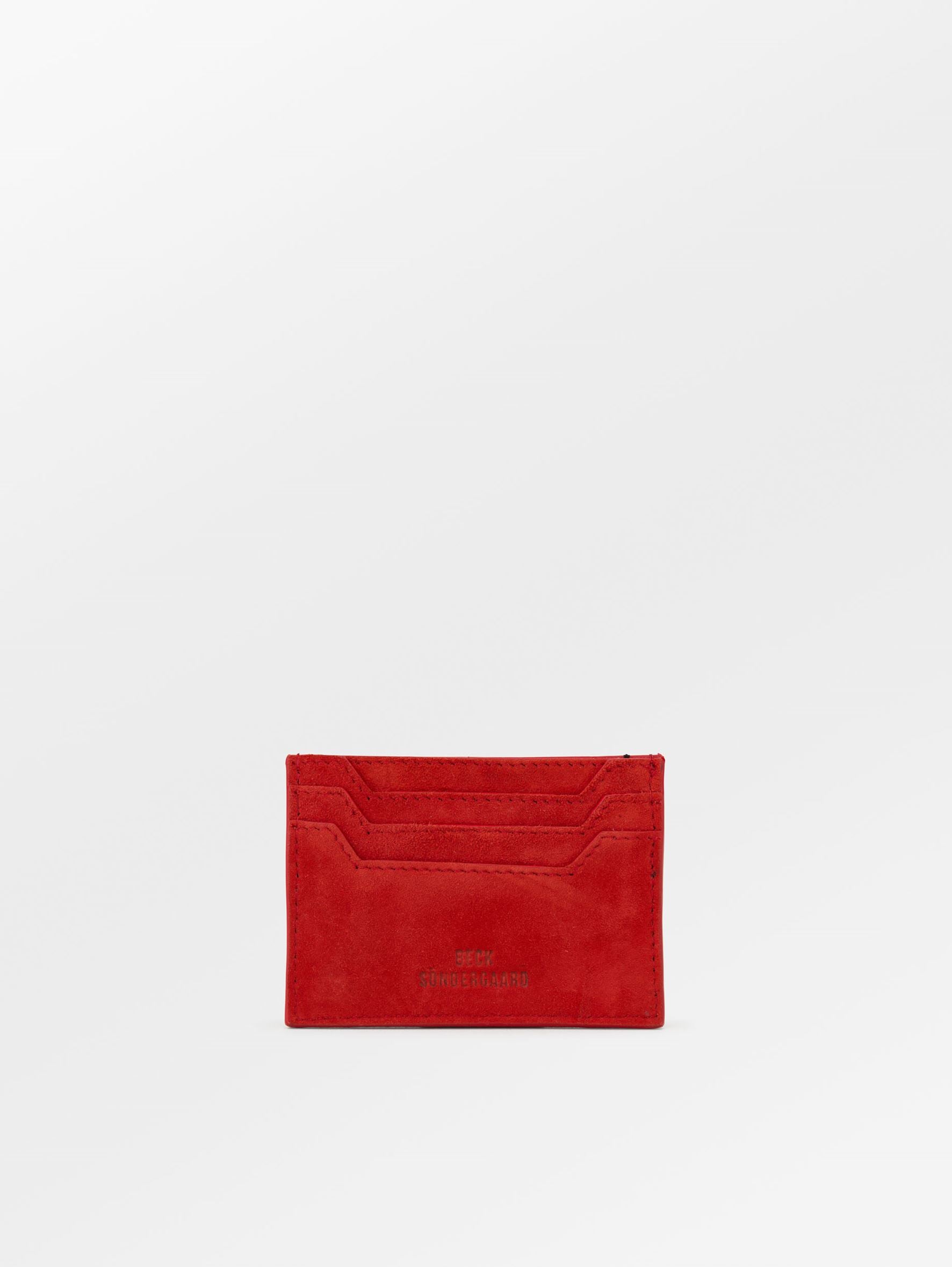 Suede Card Holder OneSize - Becksöndergaard