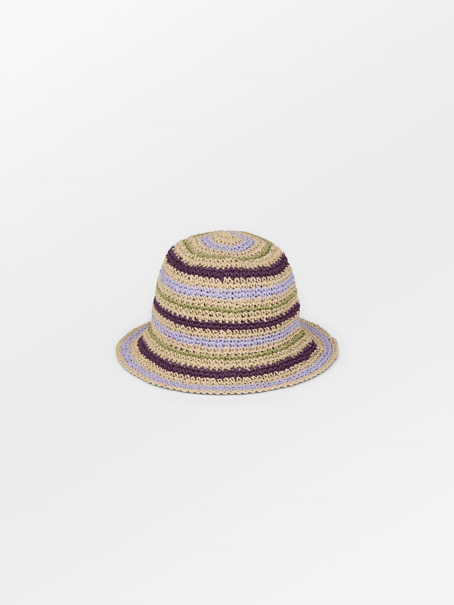 Striped Saverina Straw Hat Clothing - Becksöndergaard