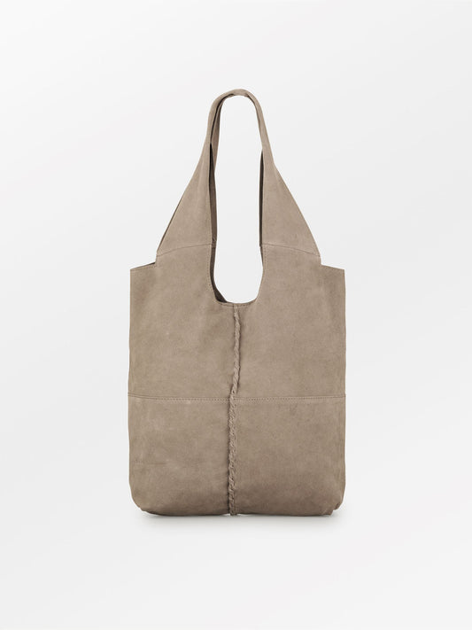 Becksöndergaard, Suede Demi Bag Black - Moral Gray, bags, bags