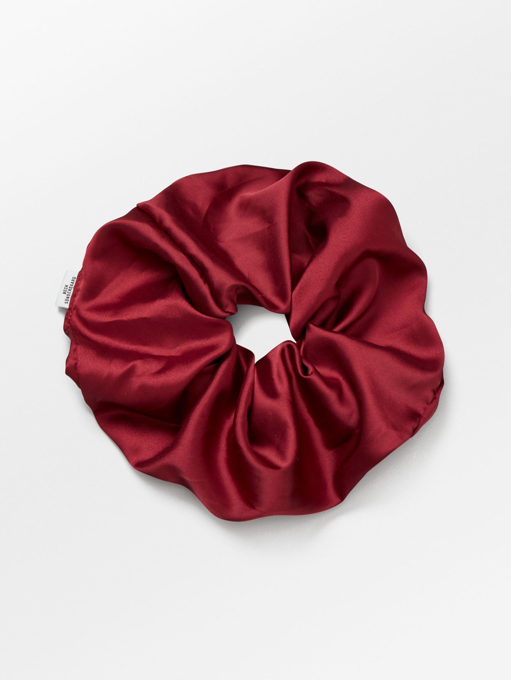 Becksöndergaard, Luster Scrunchie - Tibetan Red, accessories, accessories, archive, archive, sale, sale, sale, accessories, gifts, gifts, black week, black week