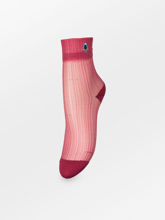 Bloomy Sheer Sock Socks - Becksöndergaard