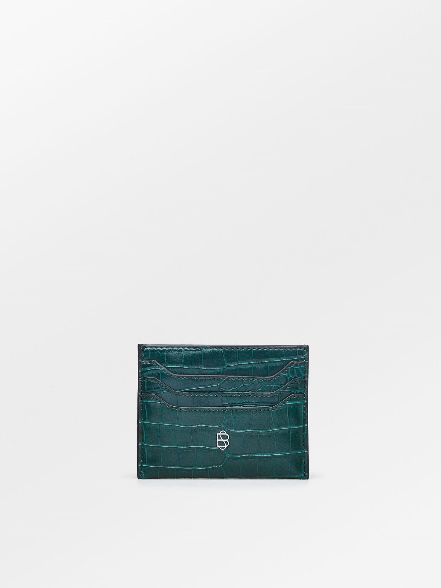 Solid Card Holder - Dark Green OneSize - Becksöndergaard