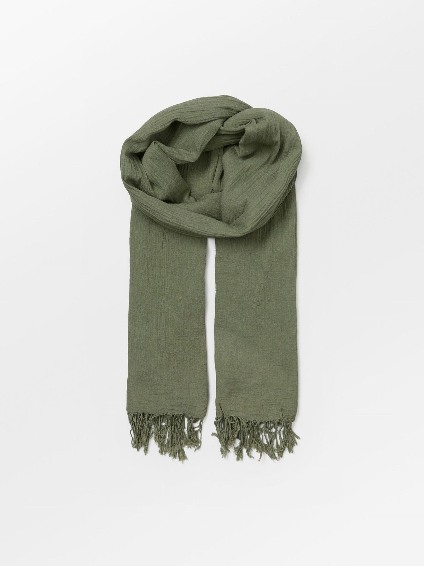 Becksöndergaard, Solid Ilona Scarf - Dusty Olive, scarves, black week, black week