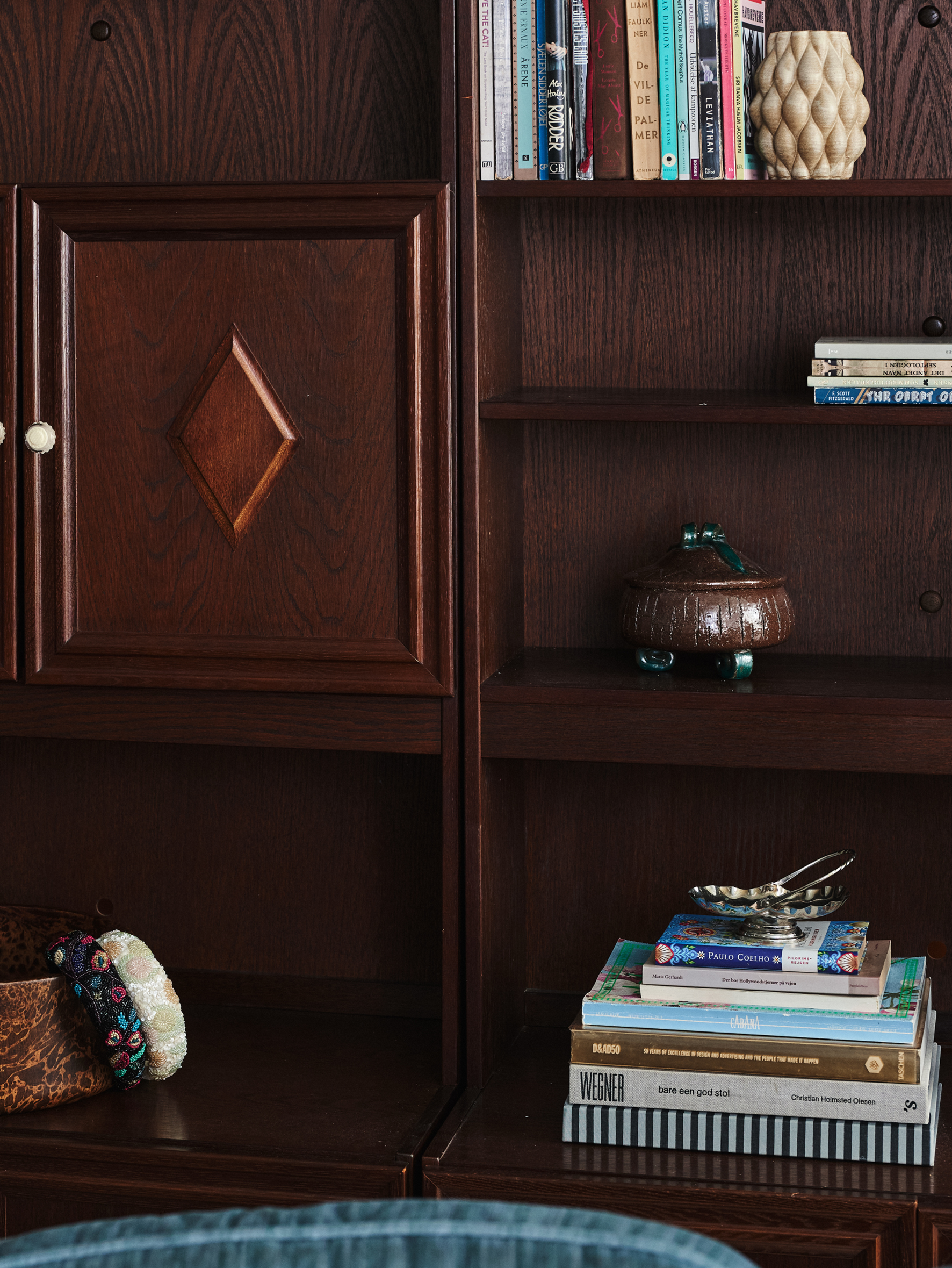 Becksöndergaard, Carna Wide Beaded Hairbrace - Birch White, accessories, accessories, sale, sale, accessories, sale, party, black week, black week, party