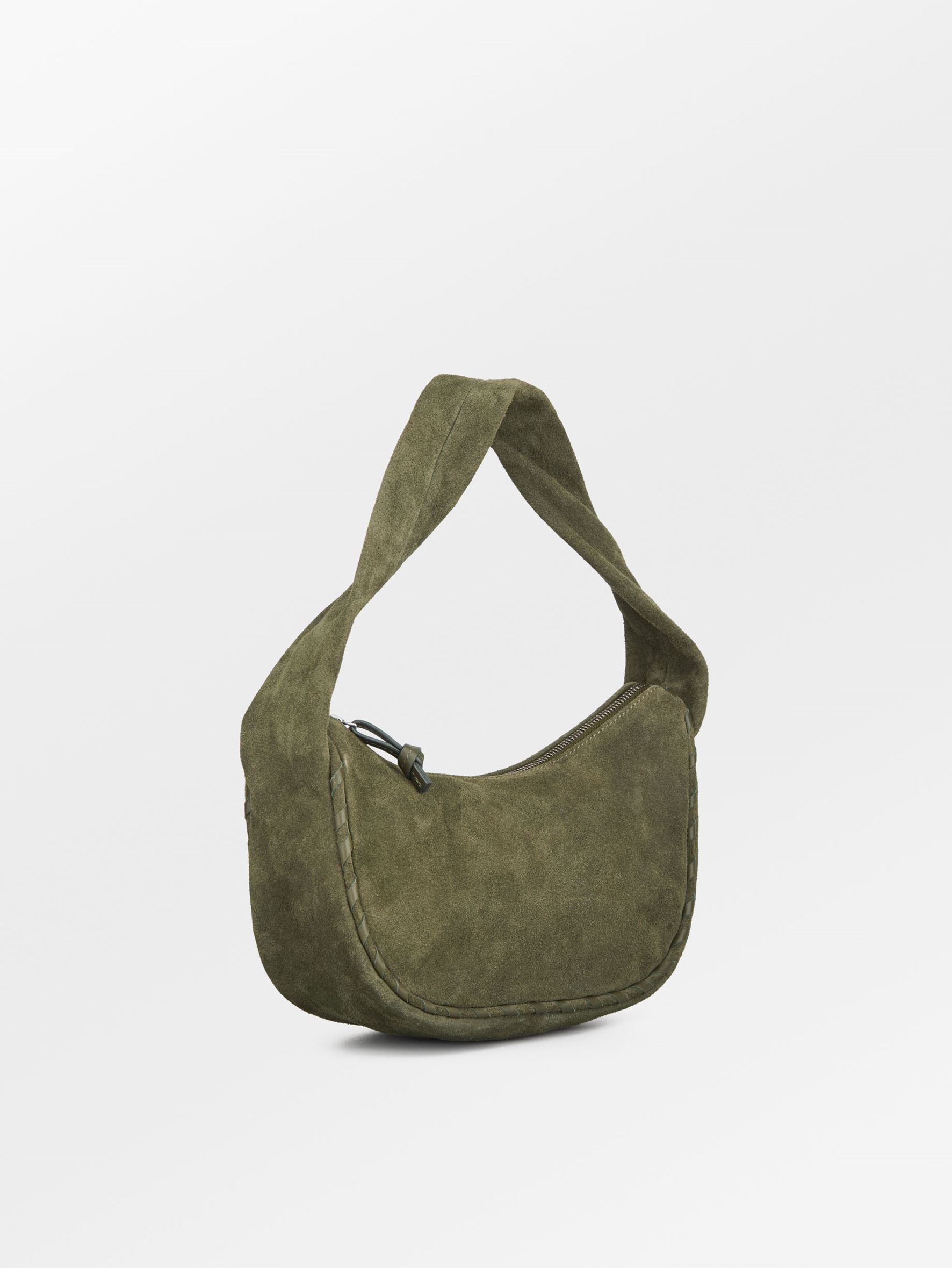 Suede Veg Talia Bag - Army OneSize - Becksöndergaard