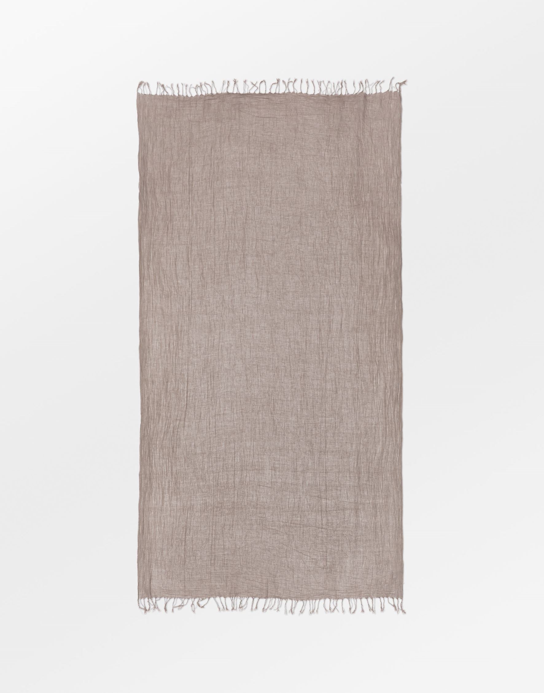 Solid Ilona Scarf - Sand Beige OneSize - Becksöndergaard