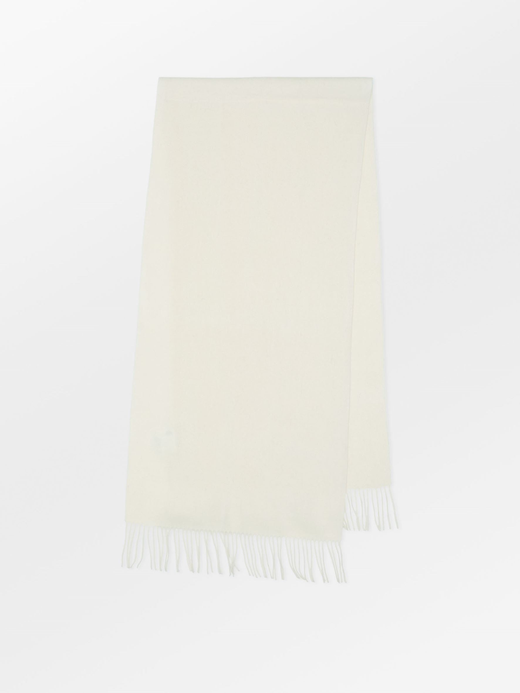 Crystal Edition Wool Scarf - Off White OneSize - Becksöndergaard