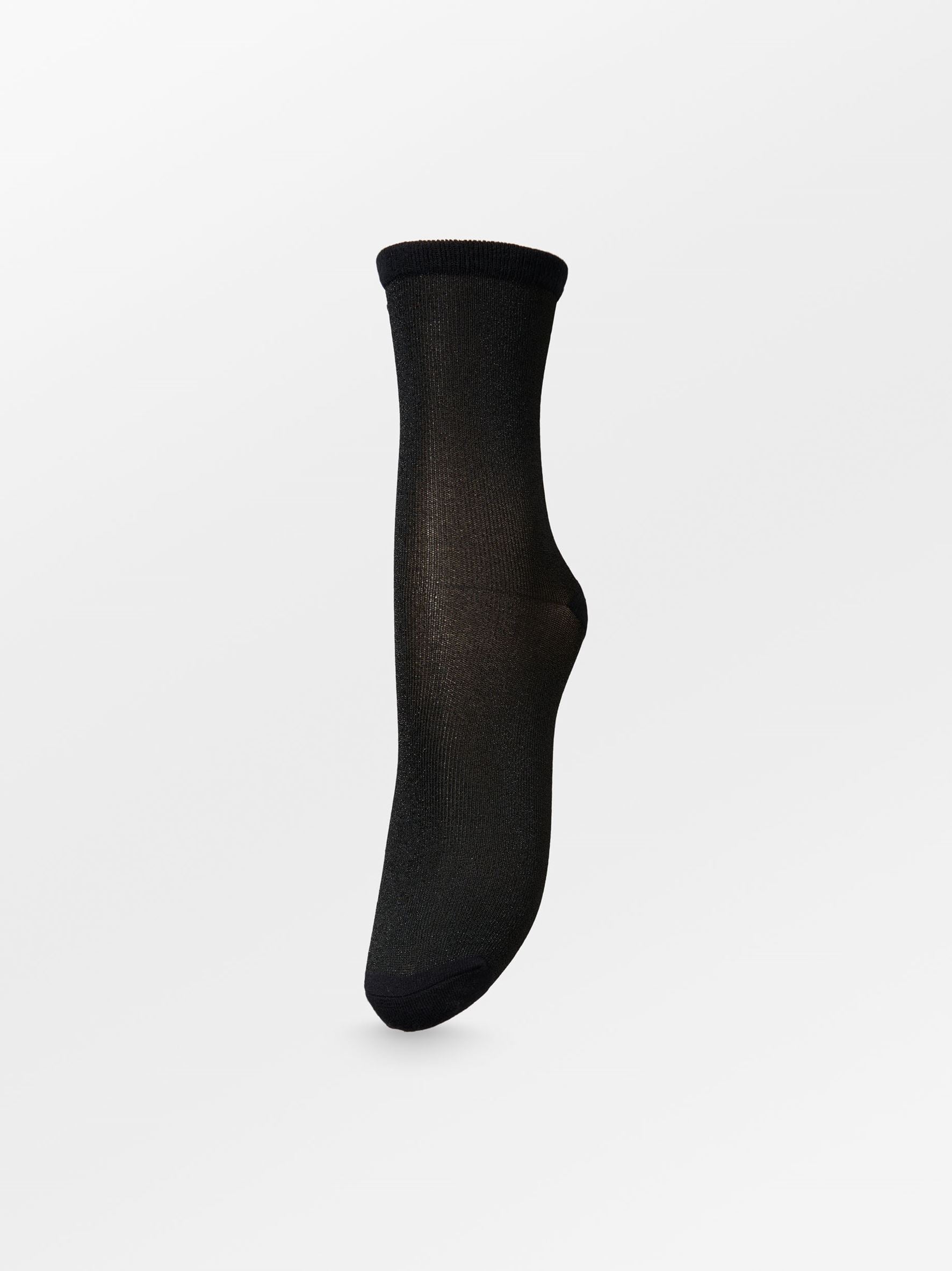 Becksöndergaard, Dina Solid - Black/Black, socks, archive, archive, socks, noos, black week, black week, noos