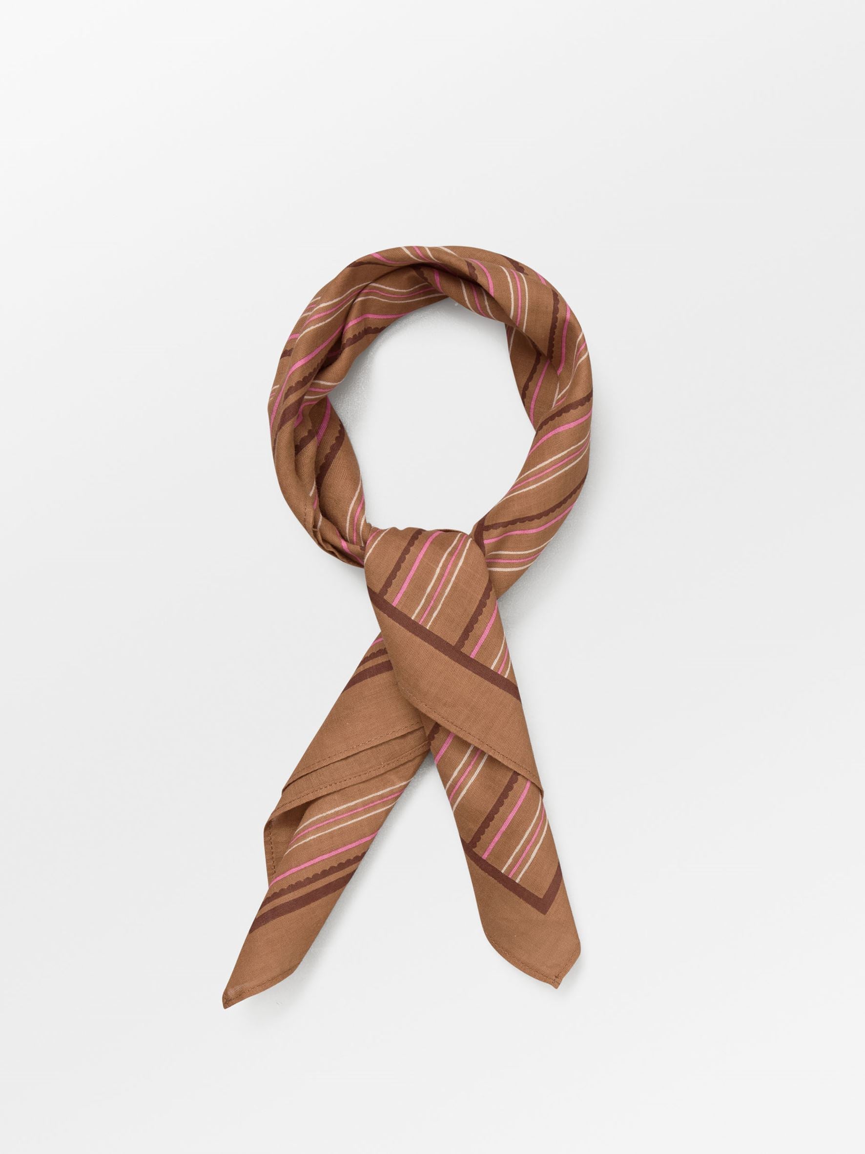 Scallopia Striped Cotta Scarf OneSize - Becksöndergaard