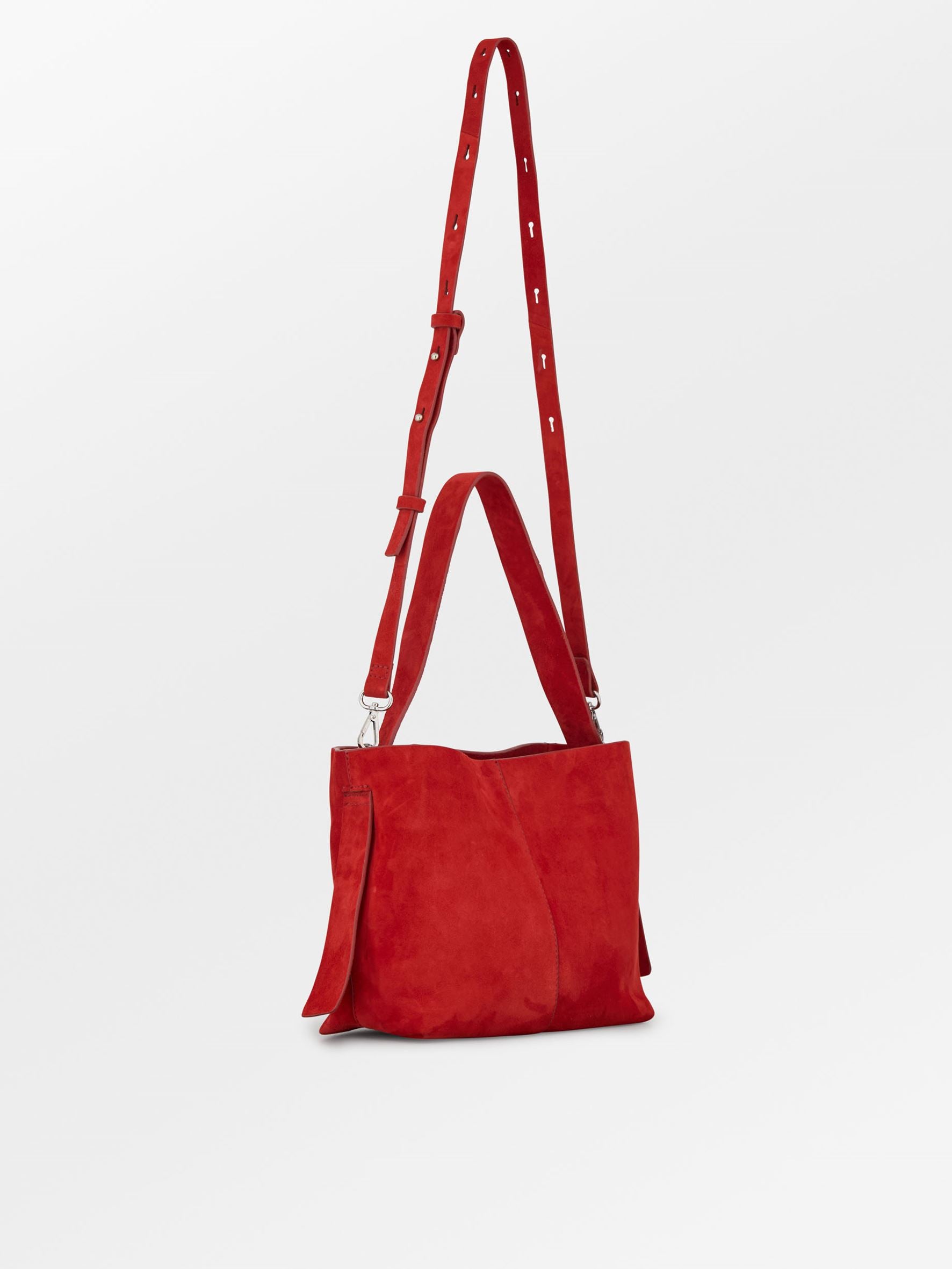 Becksöndergaard, Suede Fraya Small Bag - Adrenaline Red, bags, bags, bags, bags, bags, bags, bags, gifts, black week, black week