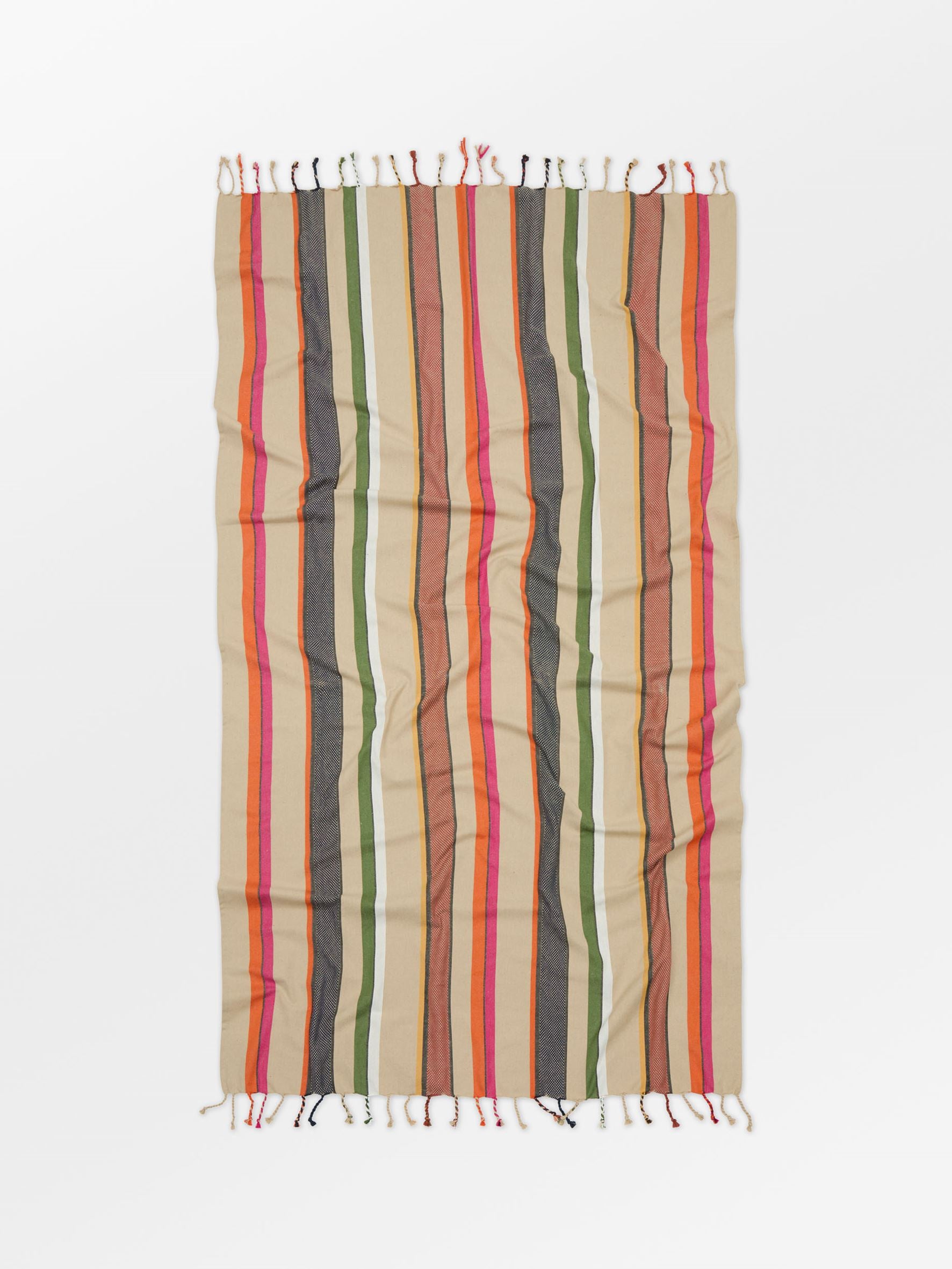 Becksöndergaard, Stripies Cotta Towel - Multi Col., struct - slet produkter